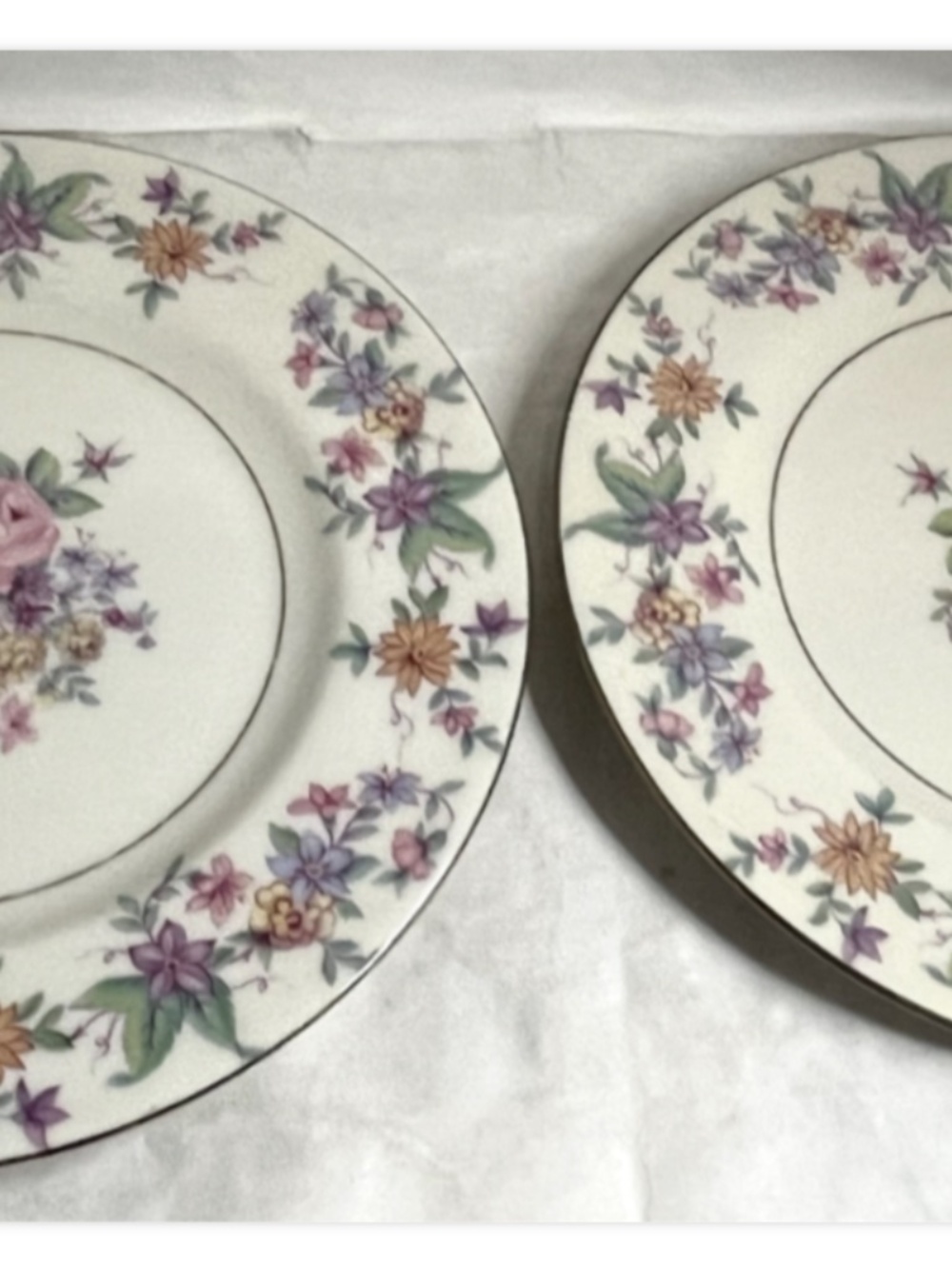 Vintage Theodor Haviland "Springtime" (New York) Salad Plate 7 1/2" set of 8 - Picture 14 of 16